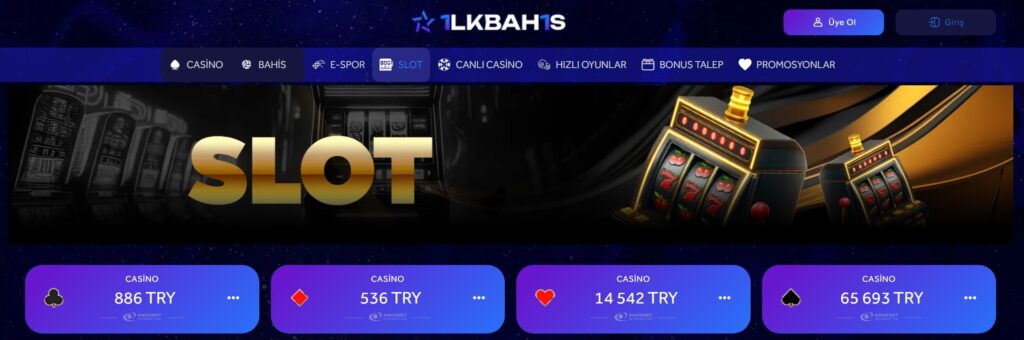 ilkbahis slot bölümü
